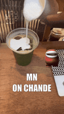 Among Us matcha on chande