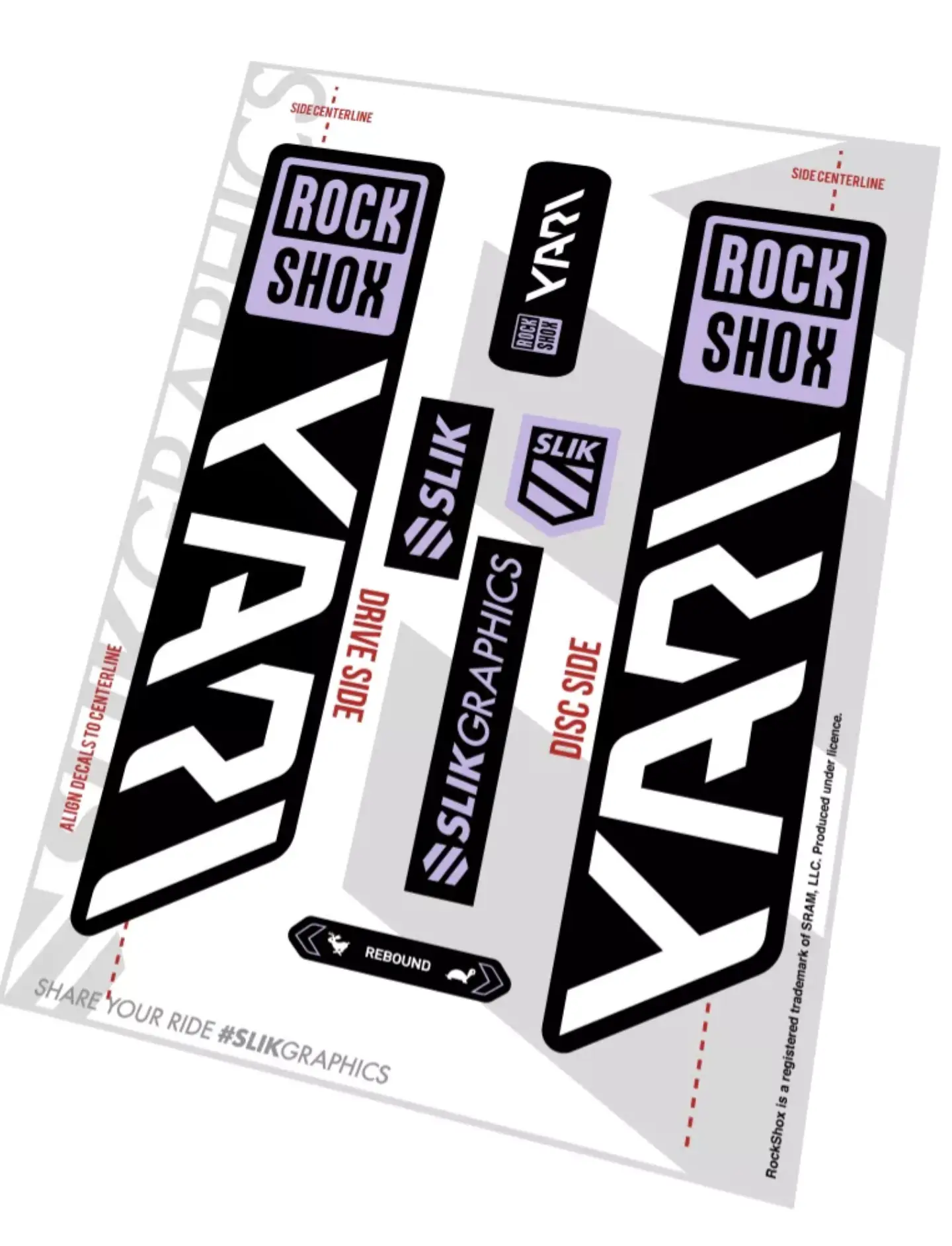 OEM Style decals with custom color to match my art on the stem top cap